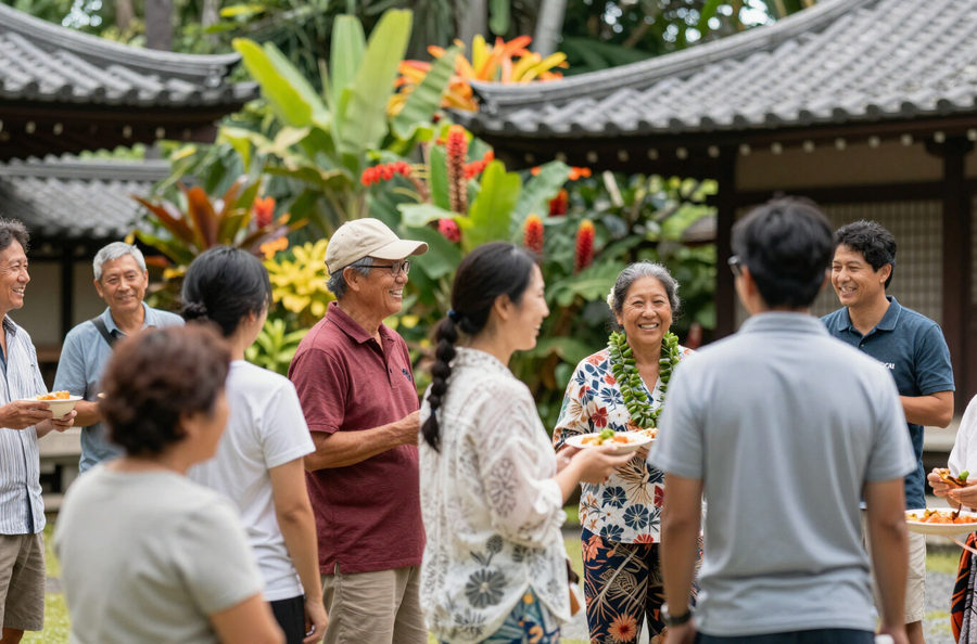 Global community bridging Japan and Hawaii